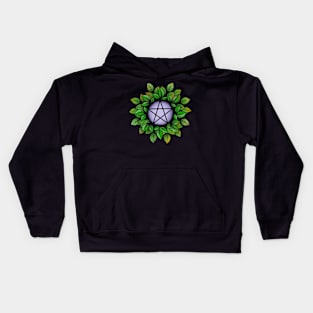 Leafy Lilac Pentagram T-Shirt Kids Hoodie